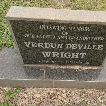 WRIGHT Verdun Deville 1916-1990