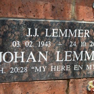 LEMMER J.J. 1943-2011