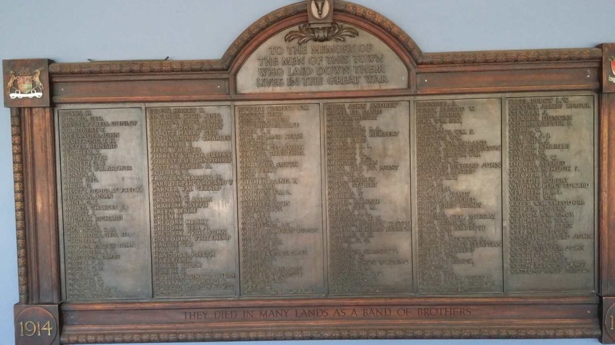 1. GREAT WAR MEMORIAL - Overview