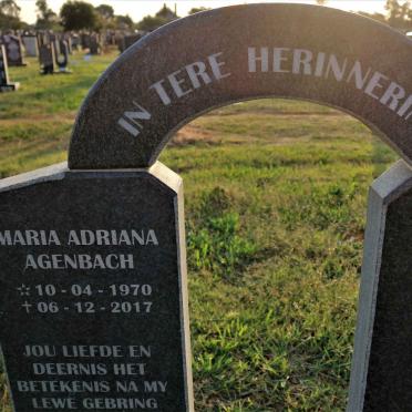 AGENBACH Maria Adriana 1970-2017