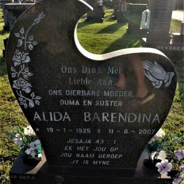 COCKS Alida Barendina 1925-2007