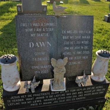 CARLSON Dawn 1933-2007