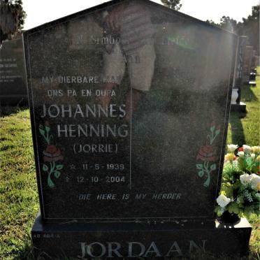 JORDAAN Johannes Henning 1939-2004