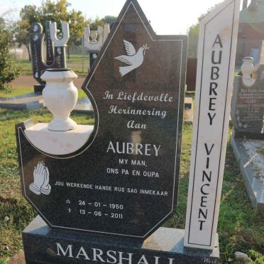 MARSHALL Aubrey Vincent 1950-2011