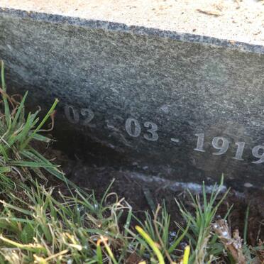 VERMAAK M.A. 1919-2004