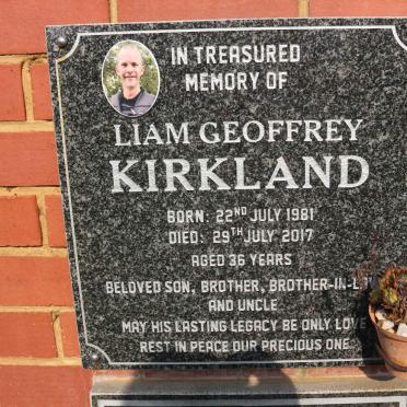 KIRKLAND Liam Geoffrey 1981-2017