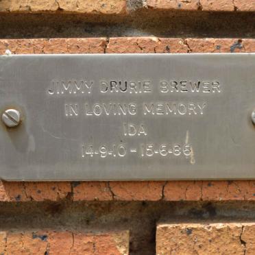 BREWER Jimmy Drurie 1910-1986