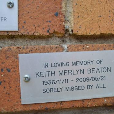 BEATON Keith Merlyn 1936-2009