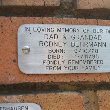 BEHRMANN Rodney 1928-1995