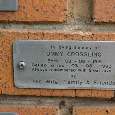 CROSSLING Tommy 1919-1993