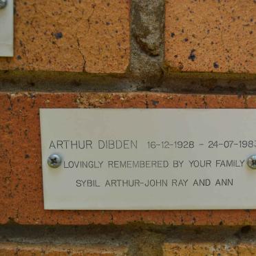 DIBDEN Arthur 1928-1983