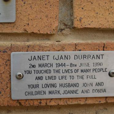 DURRANT Janet 1944-1990