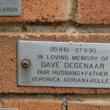 DEGENAAR Dave 1961-1990