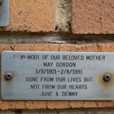 GORDON May 1901-1991