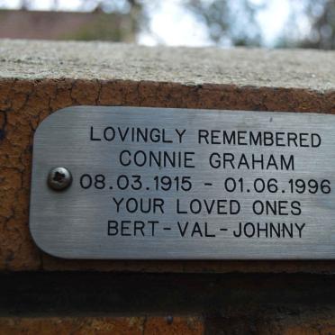 GRAHAM Connie 1915-1996