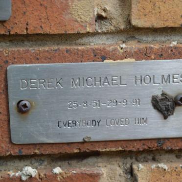 HOLMES Derek Michael 1951-1991