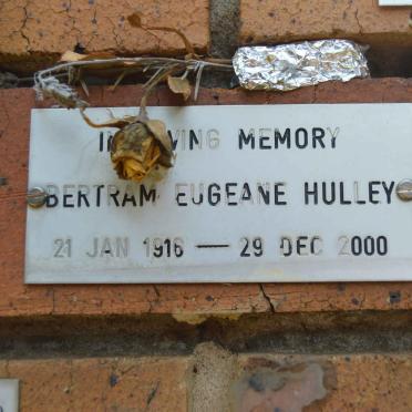 HULLEY Bertram Eugeane 1916-2000