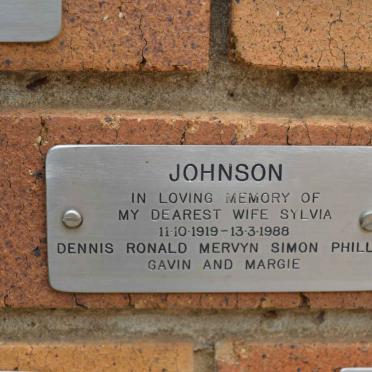 JOHNSON Sylvia 1919-1988