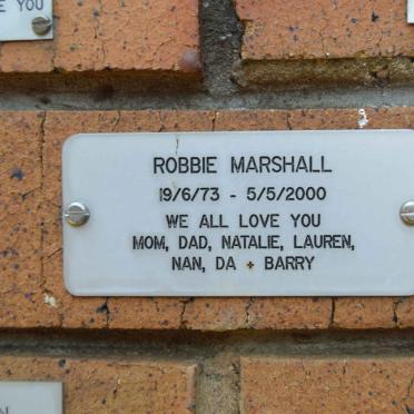 MARSHALL Robbie 1973-2000