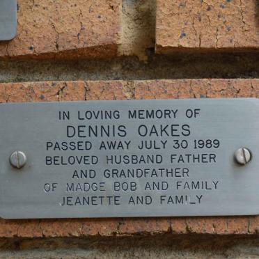 OAKES Dennis -1989