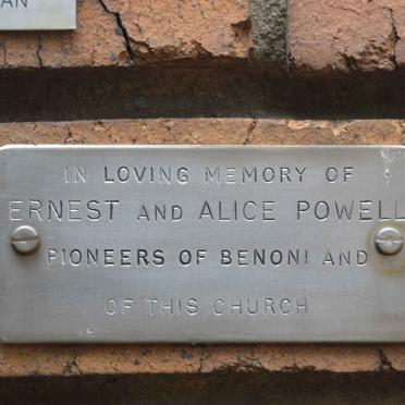 POWELL Ernest &amp; Alice