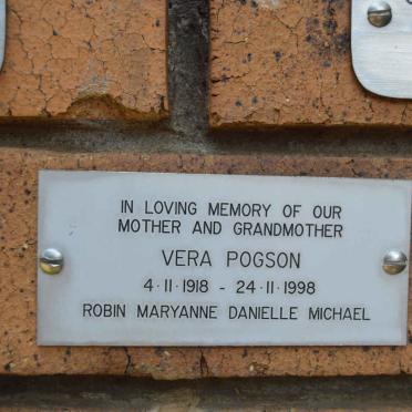 POGSON Vera 1918-1998