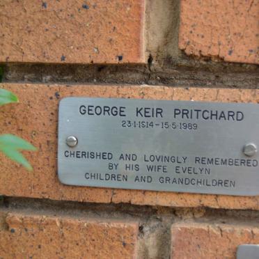 PRITCHARD George Keir 1914-1989