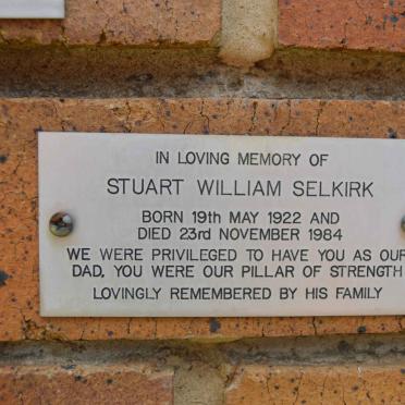 SELKIRK Stuart William 1922-1984
