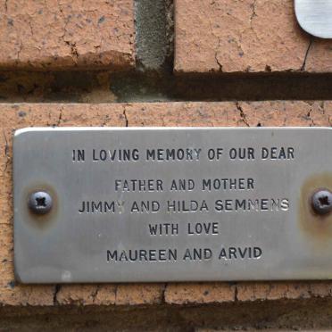 SEMMENS Jimmy &amp; Hilda