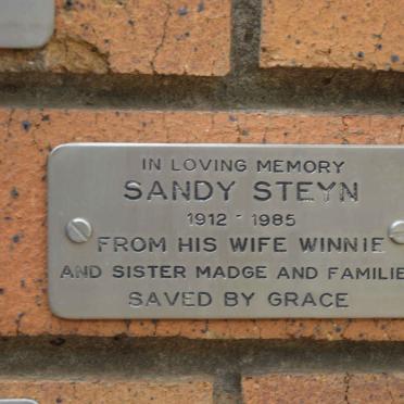 STEYN Sandy 1912-1985