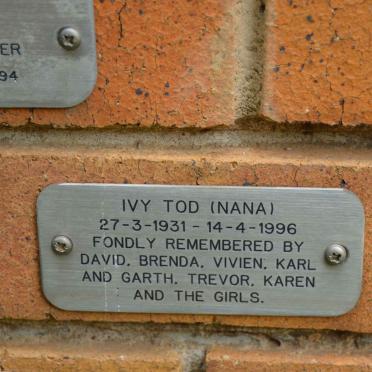 TOD Ivy 1931-1996
