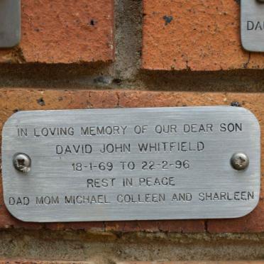 WHITFIELD David John 1969-1996