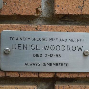 WOODROW Denise -1985