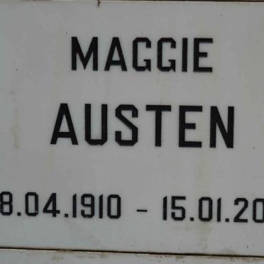 AUSTEN Maggie 1910-2003