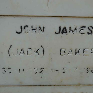 BAKER John James 1921-1980
