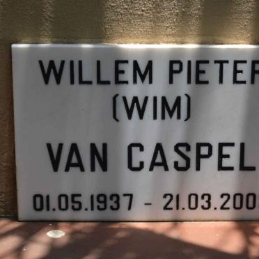 CASPEL Willem Pieter, van 1937-2003