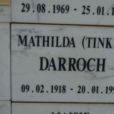 DARROCH Mathilda 1918-1998