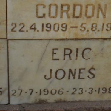 JONES Eric 1906-1984
