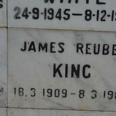 KING James Reuben 1909-1985