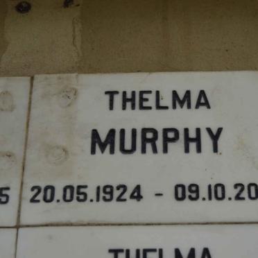 MURPHY Thelma 1924-2005