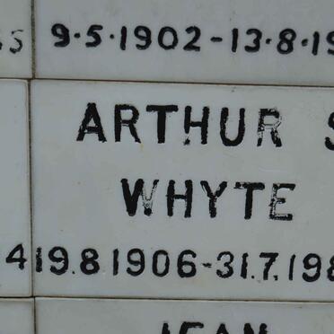 WHYTE Arthur S. 1906-1984