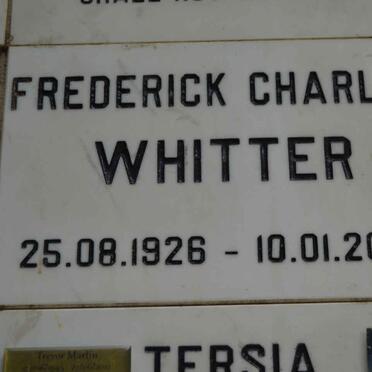 WHITTER Frederick Charles 1926-2003