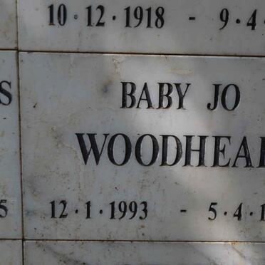 WOODHEAD Baby Jo 1993-1996