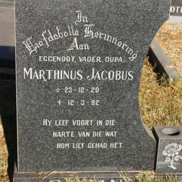 ? Marthinus Jacobus 1920-1982