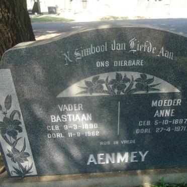 AENMEY Bastiaan 1890-1962 &amp; Anne 1887-1971