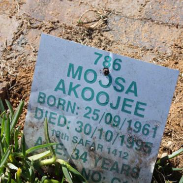 AKOOJEE Moosa 1961-1995