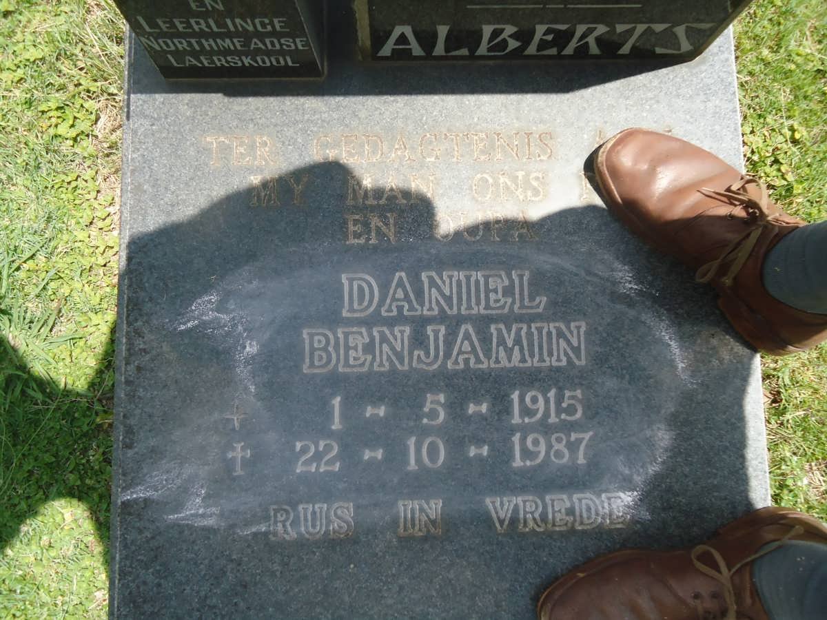 ALBERTS Daniel Benjamin 1915-1987