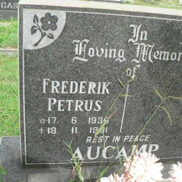 AUCAMP Frederik Petrus 1935-19?1