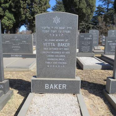 BAKER Yetta -1994