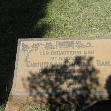 BAM Christiaan Benjamin -1938